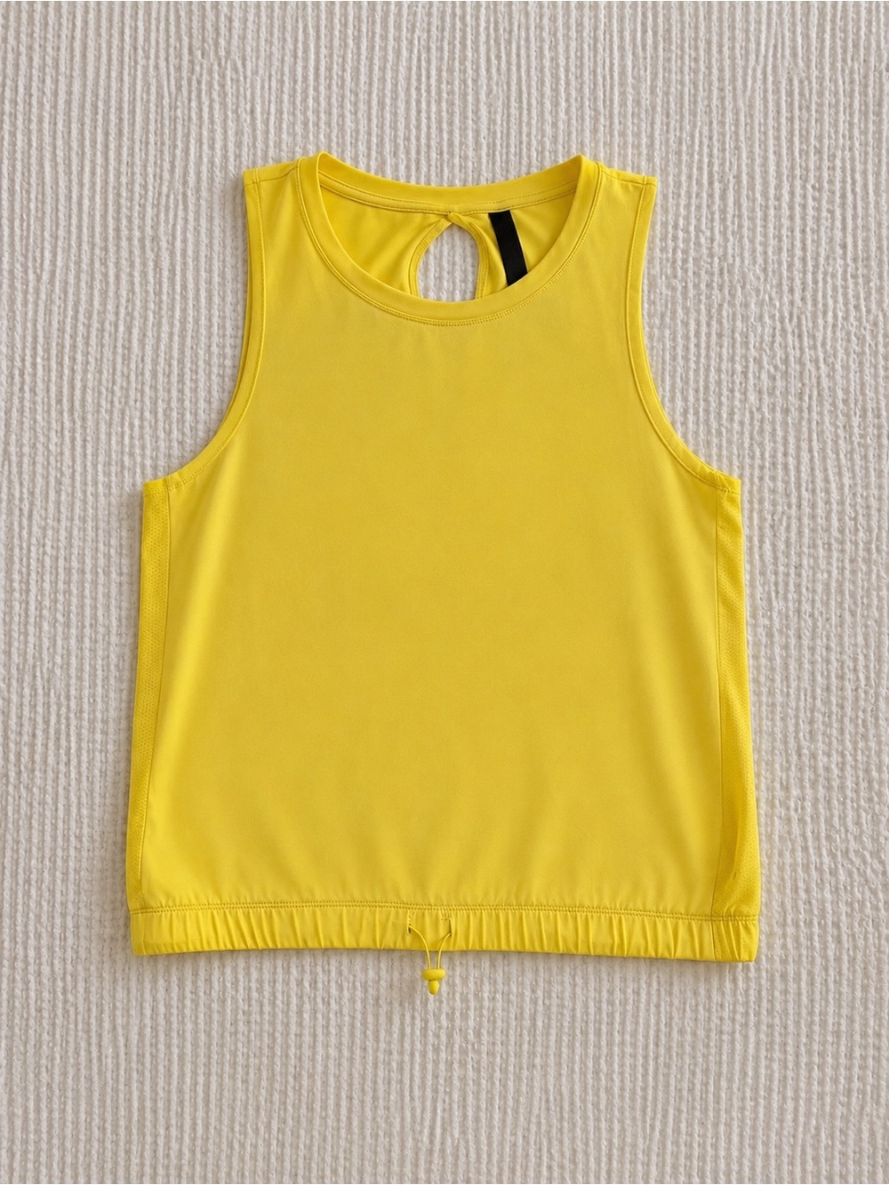 Kyodan Yellow Athletic Drawstring Tank Top